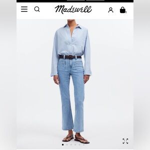 Madewell Kick Out Crop Jeans size 26